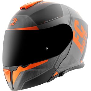 FC-Moto Novo Circuit Klapphelm - Schwarz Orange - M - unisex