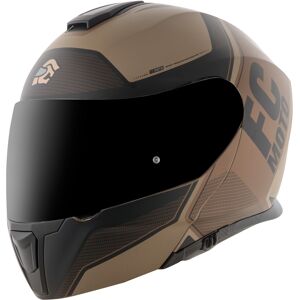 FC-Moto Novo Circuit Klapphelm - Schwarz Braun - M - unisex