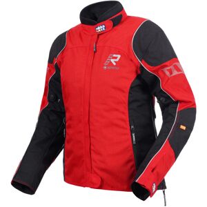 Rukka Traverina Damen Motorrad Textiljacke - Schwarz Rot - 40 - female