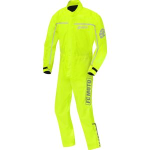 FC-Moto Rain 1-Teiler Motorrad Regenkombi - Gelb - L - unisex