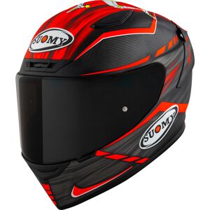 Suomy TX-Pro Johnson Replica E06 Helm - Schwarz Rot - M - unisex