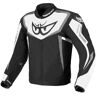 Berik Bad Eye wasserdichte Motorrad Textiljacke - Schwarz Weiss - 54 - unisex