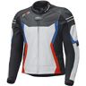 Held Street 3.0 Motorrad Lederjacke - Weiss Rot Blau - 52 - unisex