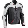 Ixon Arthus wasserdichte Motorrad Textiljacke - Schwarz Grau - 2XL - unisex