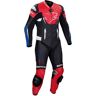 Bering Ultimate-R 1-Teiler Motorrad Lederkombi - Schwarz Weiss Rot Blau - S - unisex