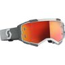 Scott Fury Chrome Motocross Brille - Grau Weiss - Einheitsgröße - unisex