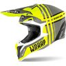 Airoh Wraap Broken Motocross Helm - Gelb - XS - unisex