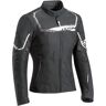 Ixon Challenge Damen Motorrad Textiljacke - Schwarz Weiss - L - female