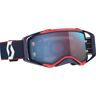 Scott Prospect retro blau/rot Motocross Brille - Blau Rot - Einheitsgröße - unisex