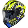 Just1 J-GPR Torres Replica Carbon Helm - Blau Gelb - XS - unisex