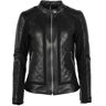 Helstons Kate Damen Motorrad Lederjacke - Schwarz - S - female