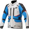 Alpinestars Honda Andes v3 Drystar Motorrad Textiljacke - Grau Blau - M - unisex