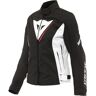 Dainese Veloce D-Dry Damen Motorrad Textiljacke - Schwarz Weiss Rot - 44 - female