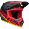 Bell MX-9 MIPS Offset Motocross Helm - Schwarz Rot - XL - unisex