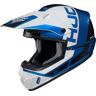 HJC CS-MX II Creed Motocross Helm - Schwarz Weiss Blau - L - unisex