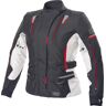 Büse Jana Damen Motorrad Textiljacke - Schwarz Weiss Rot - 40 - female