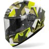 Airoh Valor Army Helm - Grau Gelb - S - unisex