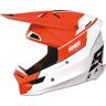 Shot Furious Scope Motocross Helm - Weiss Orange - S - unisex