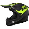 Shot Pulse Line Motocross Helm - Schwarz Gelb - M - unisex