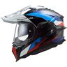 LS2 MX701 C Explorer Frontier G Motocross Helm - Schwarz Blau - XS - unisex