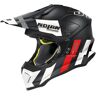Nolan N53 Sparkler Motocross Helm - Schwarz Weiss Rot - M - unisex
