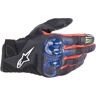 Alpinestars FQ20 SMX-1 Air V2 Monster Motorradhandschuhe - Schwarz Rot Blau - 2XL - unisex