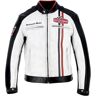 Helstons Jay Motul Edition Motorrad Lederjacke - Schwarz Weiss - L - unisex