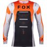 FOX Flexair Magnetic Motocross Jersey - Schwarz Weiss Orange - S - unisex