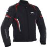 Richa Gotham 2 wasserdichte Motorrad Textiljacke - Schwarz Weiss Rot - 3XL - unisex