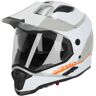 Acerbis Reactive Helm - Grau Weiss - M - unisex