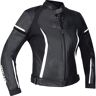 Richa Laura Damen Motorrad Lederjacke - Schwarz Weiss - 36 - female