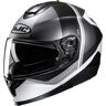 HJC C70N Alia Helm - Schwarz Grau Weiss - XL - unisex