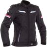 Richa Lena 2 wasserdichte Damen Motorrad Textiljacke - Schwarz Pink - 2XL - female