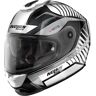 Nolan X-903 Ultra Carbon Starlight N-Com Helm - Schwarz Weiss Silber - L - unisex