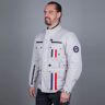 Helstons Hoggar wasserdichte Motorrad Textiljacke - Silber - M - unisex