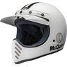 Bell Moto-3 Steve McQueen Motocross Helm - Schwarz Weiss - M - unisex