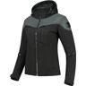 Rusty Stitches Ann Damen Motorrad Textiljacke - Schwarz Blau Lila - 46 - female