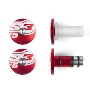 S3 Lenkerspitzen Ende 5 Ø14mm rot - rot -  - unisex