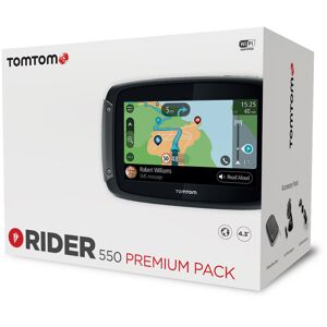 TomTom Rider 550 World Premium Navigationssystem - Schwarz - Einheitsgröße - unisex