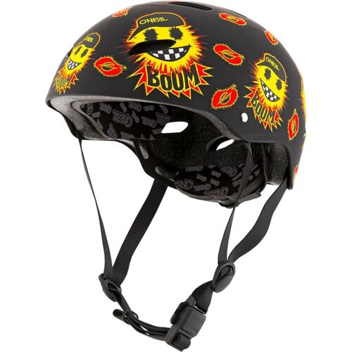 Oneal Dirt Lid Emoji Jugend Fahrradhelm – Schwarz Rot Gelb – M – unisex