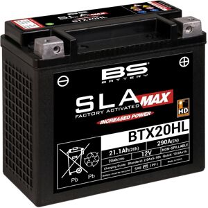 BS Battery Werkseitig aktivierte wartungsfreie Max SLA-Batterie - BTX20HL -  -  - unisex