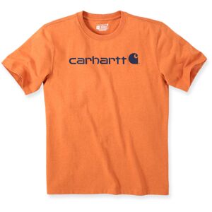 Carhartt EMEA Core Logo Workwear Short Sleeve T-Shirt - Orange - S - unisex
