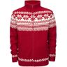 Brandit Norweger Zip Pullover - Weiss Rot - 3XL - unisex