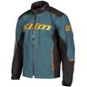 Klim Enduro S4 Motorrad Texiljacke - Blau Orange - 2XL - unisex