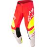 Alpinestars Racer Factory Jugend Motocross Hose - Weiss Rot - 26 - unisex