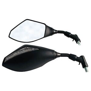 Paaschburg & Wunderlich GmbH Spiegel mit LED-Blinker - Schwarz -  - unisex