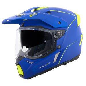 FC-Moto Merkur Pro Straight Enduro Helm - Blau - M - unisex