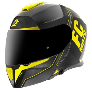 FC-Moto Novo Circuit Klapphelm - Schwarz Gelb - M - unisex