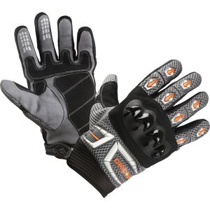 Modeka MX Top Handschuhe - Grau Orange - XL - unisex