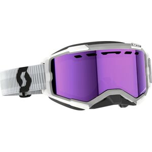 Scott Fury Weiße Ski Brille - Weiss Lila -  - unisex